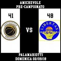 Amichevole con Moncalieri, Cestistica sconfitta 41-48