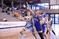 LA CESTISTICA SPEZZINA TRIBOLA CON GIUSSANO MA VINCE 55-49